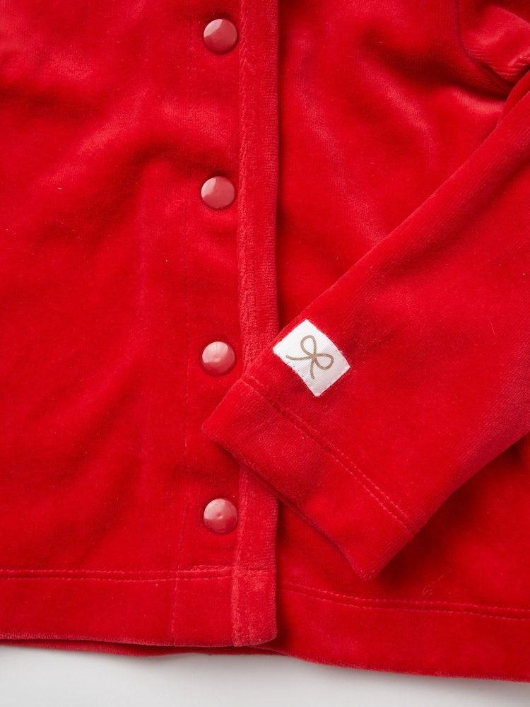 Angel & Rocket Red Baby Rune Santa Velour Set - Image 9 of 9
