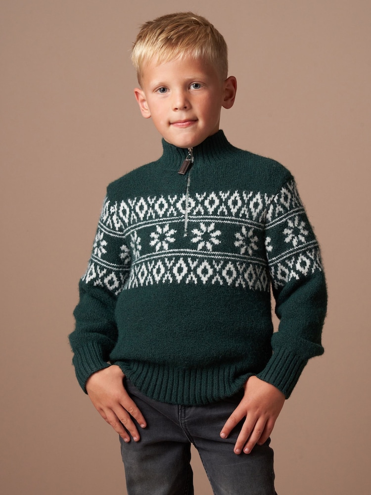 Angel & Rocket Conrin Pullover mit Fairisle-Muster - Bild 1 von 7 Angel & Rocket Conrin Pullover mit Fairisle-Muster - Bild 1 von 7