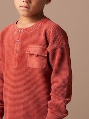 Angel & Rocket Red Evan Long Sleeve 100% Cotton Washed T-Shirt - Image 2 of 6