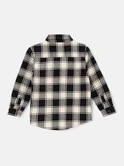 Angel & Rocket Black Minecraft Brushed 100% Cotton Check Shirt - Image 2 of 3