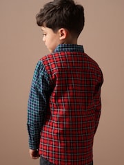 Angel & Rocket Red 100% Cotton Lewis Mixed Check Shirt - Image 2 of 8