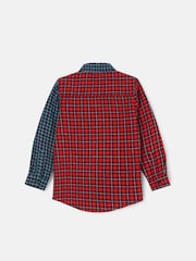 Angel & Rocket Red 100% Cotton Lewis Mixed Check Shirt - Image 7 of 8
