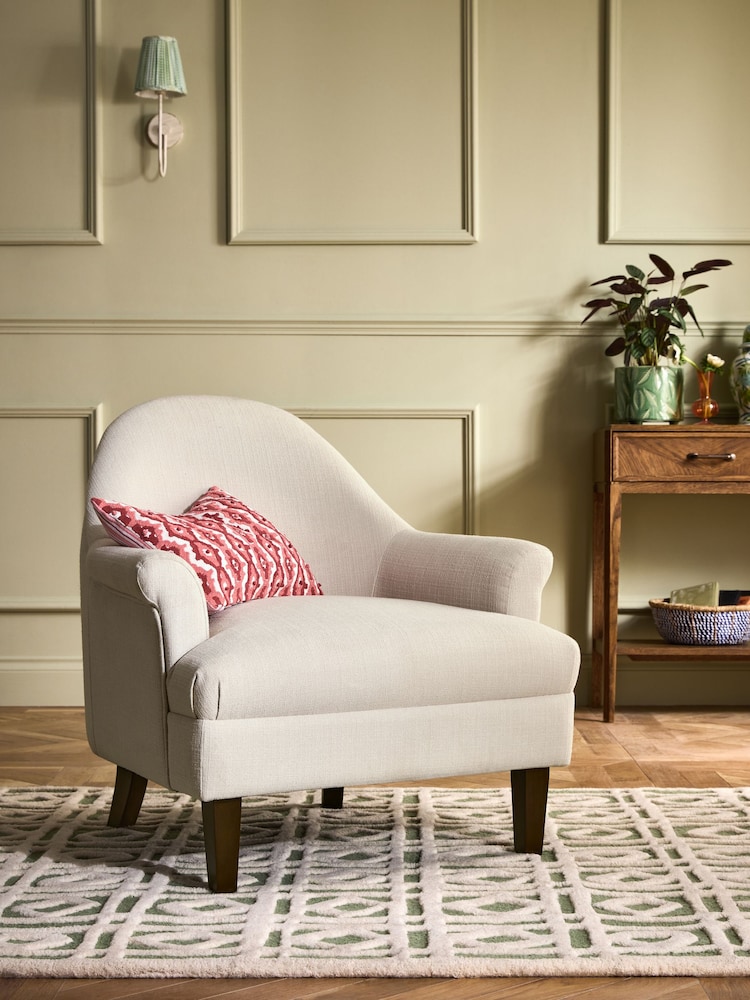 Nina Campbell Clabon Natural Rosemoor Accent Chair - Image 2 of 8