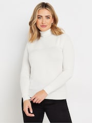 M&Co Natural Basic Roll Neck Jumper - Image 4 of 5