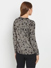 M&Co Natural Lace Crew Neck Jumper - Image 3 of 5