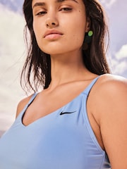 Nike Blue V-Neck Tankini Top - Image 13 of 19