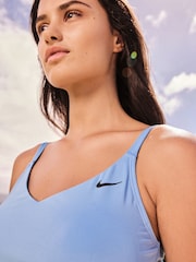 Nike Blue V-Neck Tankini Top - Image 14 of 19