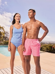 Nike Blue V-Neck Tankini Top - Image 9 of 19