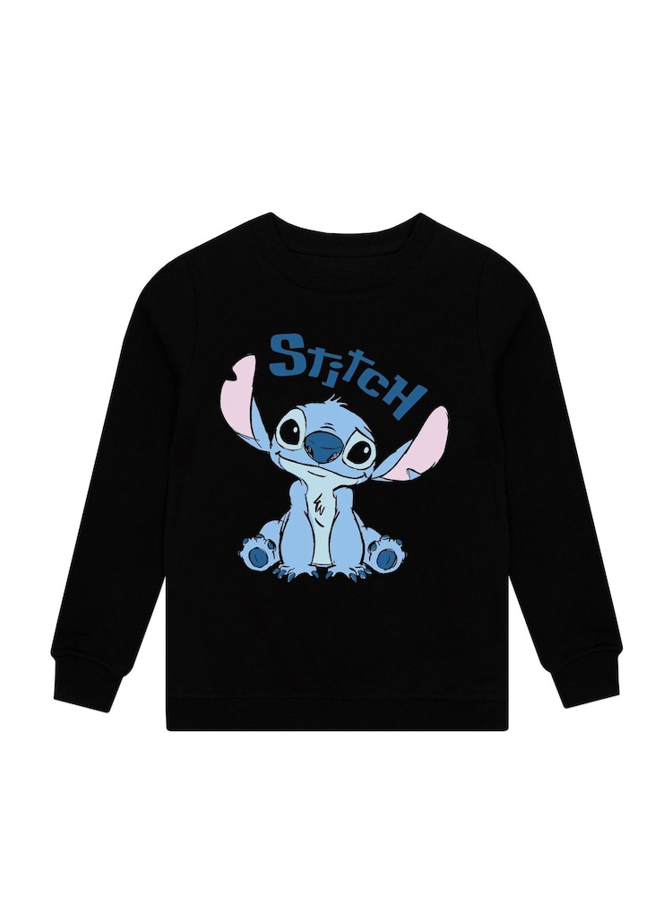 Character Black Disney Lilo and Stitch Sweatshirt - Image 1 of 6
