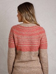 Weird Fish Cream Miska Eco Fair Isle Jumper - Image 2 of 6