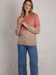 Weird Fish Cream Miska Eco Fair Isle Jumper - Image 3 of 6