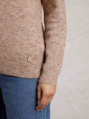 Weird Fish Cream Miska Eco Fair Isle Jumper - Image 4 of 6