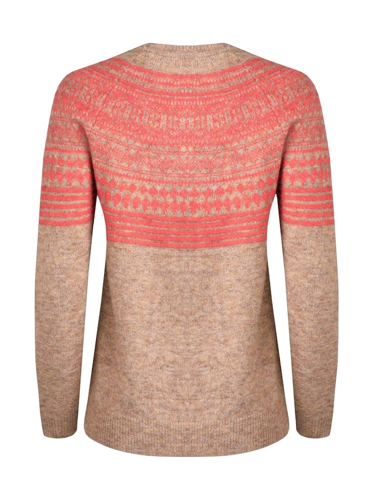 Weird Fish Cream Miska Eco Fair Isle Jumper - Image 6 of 6