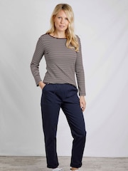 Weird Fish Blue Malorri Trousers - Image 1 of 6
