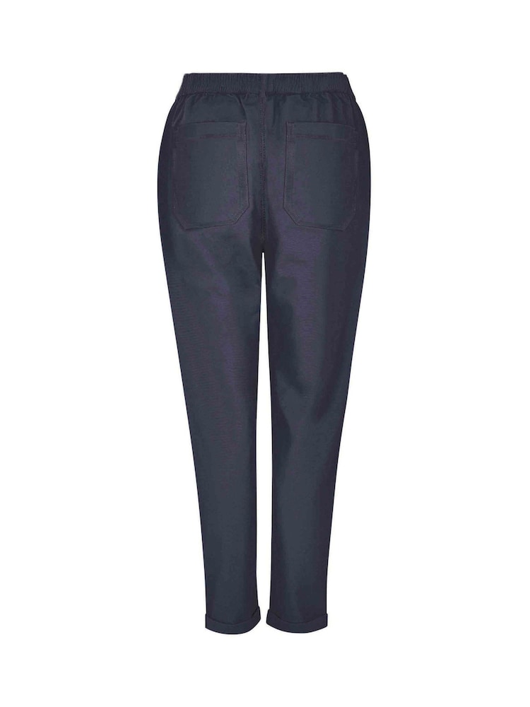 Weird Fish Blue Malorri Trousers - Image 6 of 6