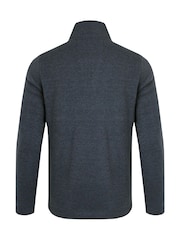 Weird Fish Stowe Recycled 1/4 Zip Soft Knit 100% Organic cotton Sweatshirt - Image 3 of 3