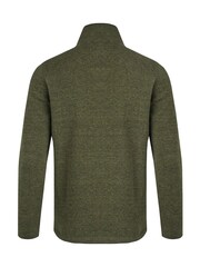 Weird Fish Stowe Recycled 1/4 Zip Soft Knit 100% Organic cotton Sweatshirt - Image 3 of 3