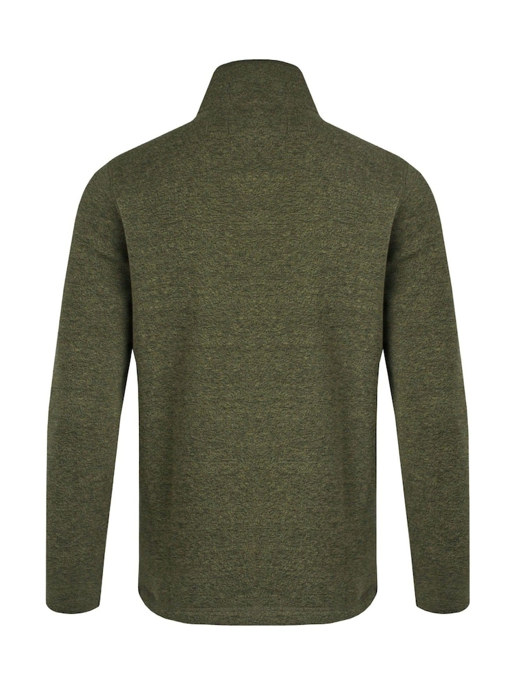 Weird Fish Stowe Recycled 1/4 Zip Soft Knit 100% Organic cotton Sweatshirt - Image 3 of 3