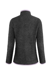 Weird Fish Black Beyonce 1/4 Zip Grid Fleece - Image 6 of 6