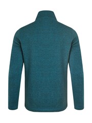 Weird Fish Stowe Recycled 1/4 Zip Soft Knit 100% Organic cotton Sweatshirt - Image 3 of 3