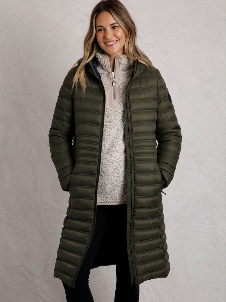 Weird Fish Ravinia Lightweight Padded Midline Jacket - Image 1 of 8