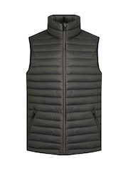 Weird Fish Grey Langtree Lightweight Showerproof Padded Gilet - Image 2 of 3