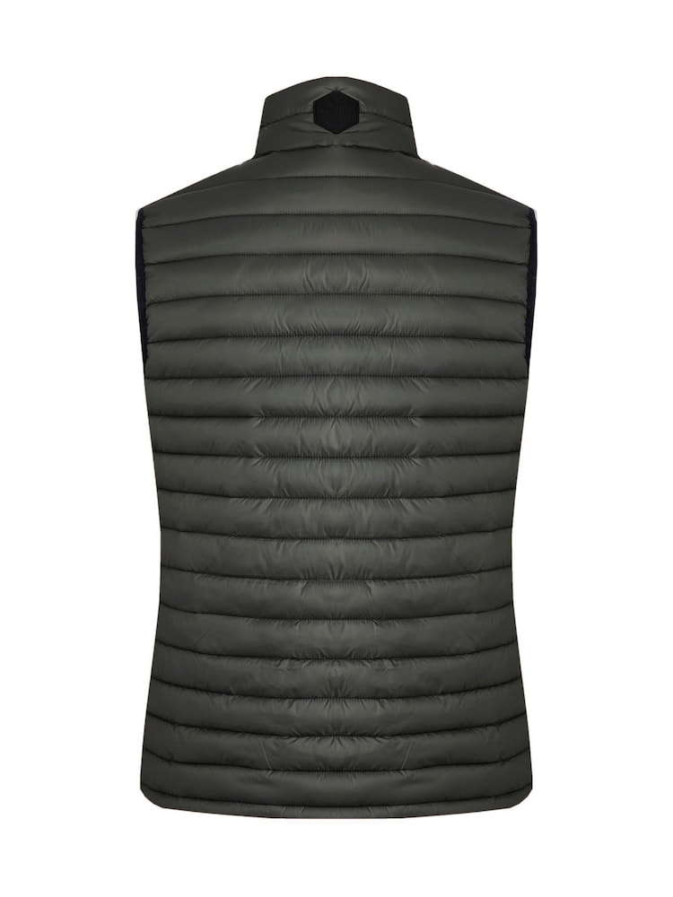 Weird Fish Grey Langtree Lightweight Showerproof Padded Gilet - Image 3 of 3