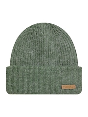 Weird Fish Green Neve Double Rib Beanie Hat - Image 2 of 3