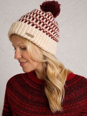 Weird Fish Cream Zuki Eco Bobble Hat - Image 1 of 3