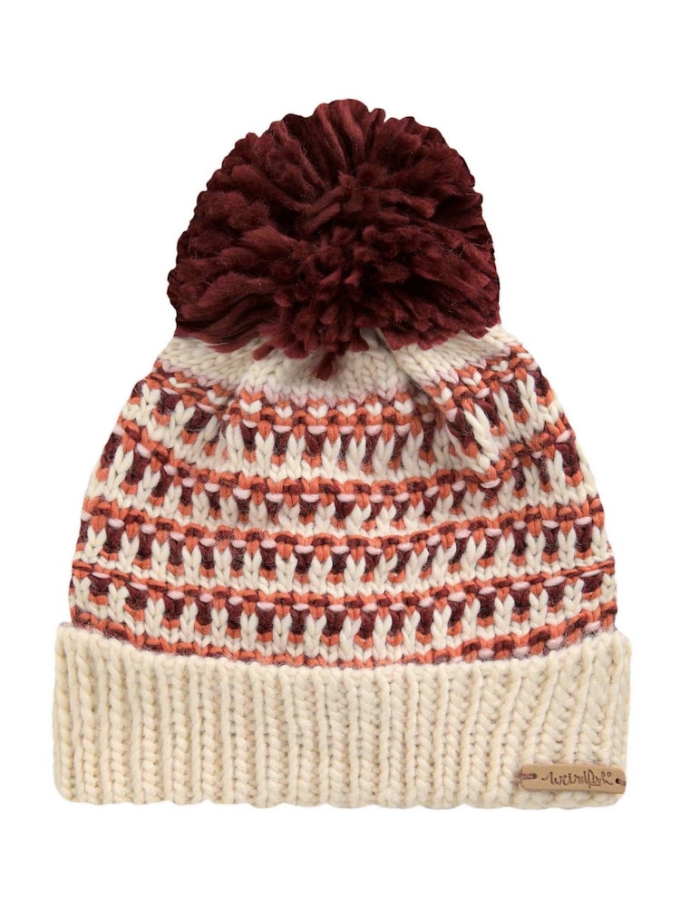 Weird Fish Cream Zuki Eco Bobble Hat - Image 2 of 3