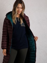Weird Fish Ravinia Lightweight Padded Midline Jacket - Image 1 of 10
