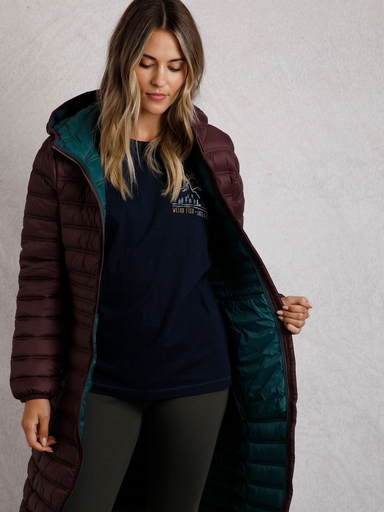 Weird Fish Ravinia Lightweight Padded Midline Jacket - Image 1 of 10 Weird Fish Ravinia Lightweight Padded Midline Jacket - Image 1 of 10