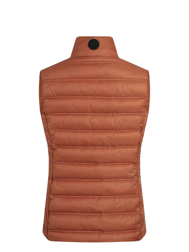Оранжевый - Weird Fish Atissa Lightweight Padded Gilet - Image 3 of 3