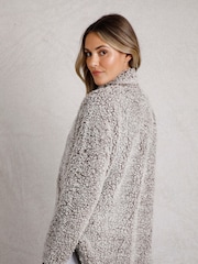 Weird Fish Clove Cosy Full Zip 100% Cotton Fleece - Image 2 of 5