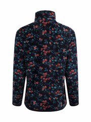 Weird Fish Blue Weird Fish Reena 1/4 Zip Printed Microfleece Sweatshirt - Image 6 of 6