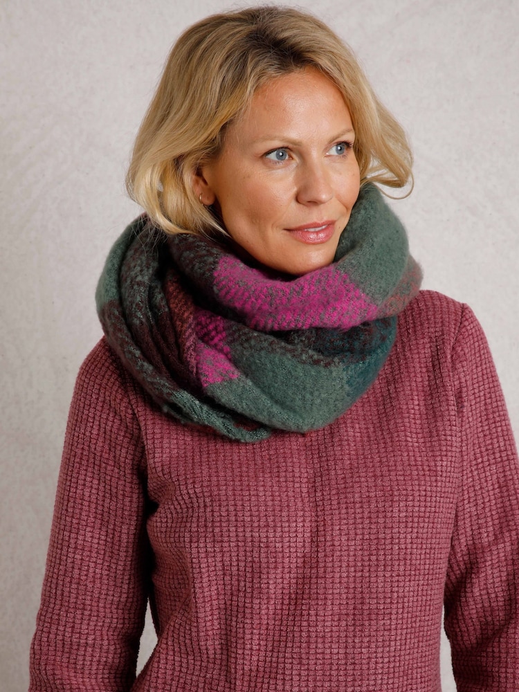Weird Fish Austell Eco Cosy Check Scarf - Image 1 of 6