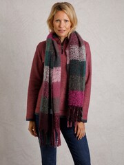 Weird Fish Austell Eco Cosy Check Scarf - Image 2 of 6