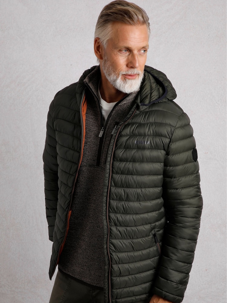 Weird Fish Grey Flete Lightweight Showerproof Padded Jacket - Image 2 of 10