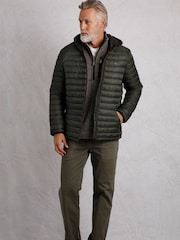 Weird Fish Grey Flete Lightweight Showerproof Padded Jacket - Image 5 of 10