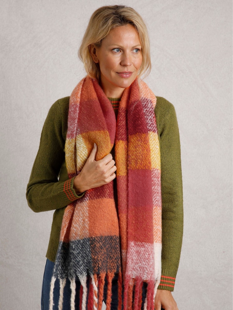 Weird Fish Austell Eco Cosy Check Scarf - Image 1 of 4