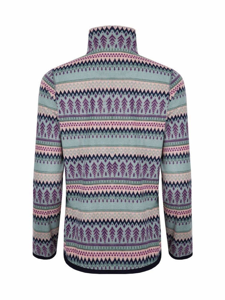 Weird Fish Rochelle Full Zip Printed Micro Fleece - Image 6 of 6 Weird Fish Rochelle Full Zip Printed Micro Fleece - Image 6 of 6