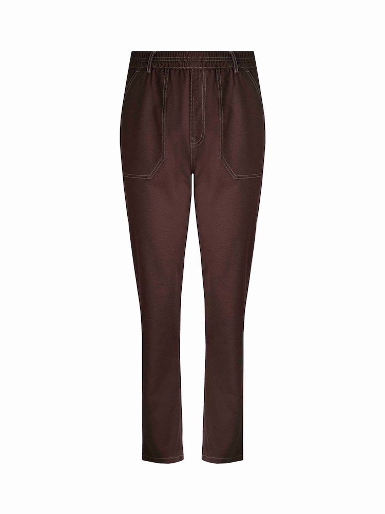 Weird Fish Red Malorri Trousers - Image 2 of 3
