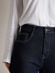 Weird Fish Blue Corine Wide Leg Denim Jeans - Image 3 of 6