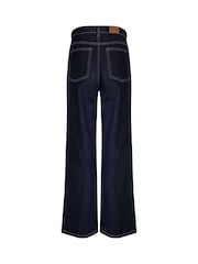 Weird Fish Blue Corine Wide Leg Denim Jeans - Image 6 of 6