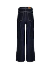 Weird Fish Blue Corine Wide Leg Denim Jeans - Image 9 of 9