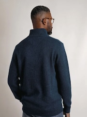 Weird Fish Helmsdale Eco Pullover mit 1/4-Reißverschluss - Bild 3 von 7