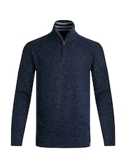 Weird Fish Helmsdale Eco Pullover mit 1/4-Reißverschluss - Bild 5 von 7