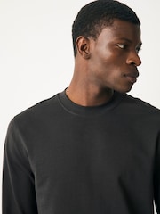 Slate Grey 100% Cotton Sweatshirt And Shorts Set - Image 4 of 11