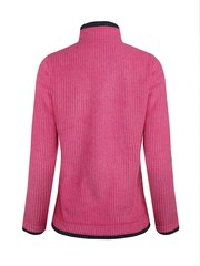 Weird Fish Pink Beyonce 1/4 Zip Grid Fleece - Image 6 of 6
