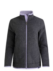 Weird Fish Black Ariana Eco Full Zip Grid Fleece - Image 5 of 6